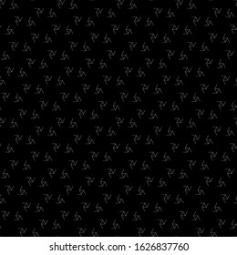 Geometric ornament. Curves, triangles backdrop. Ethnic motif. Geometrical wallpaper.Digital paper, textile print, web design, abstract background. Seamless pattern. Vector