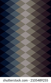 Geometric ornament, in dark colors. Vector.