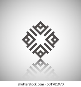 Geometric ornament decoration.
