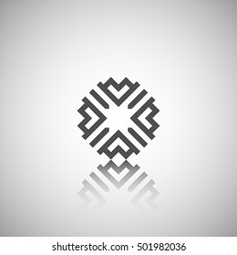 Geometric ornament decoration.