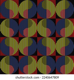 Geometric ornament design..Seamless pattern.Vector illustration.