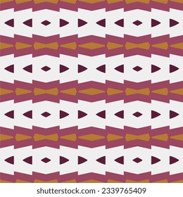 Geometric ornament in ethnic style.Seamless pattern with abstract  shapes, repeat tiles.Repeat design for fashion, textile design,  on wall paper, wrapping paper, fabrics and home decor.