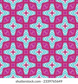 Geometric ornament in ethnic style.Seamless pattern with abstract  shapes.Repeat design for fashion, textile design,  on wall paper, wrapping paper, fabrics and home decor.