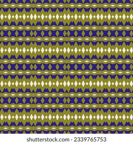 Geometric ornament in ethnic style.Seamless pattern with abstract  shapes, repeat tiles.Repeat design for fashion, textile design,  on wall paper, wrapping paper, fabrics and home decor.