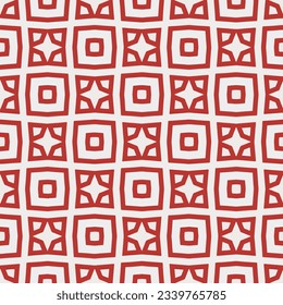 Geometric ornament in ethnic style.Seamless pattern with abstract  shapes.Repeat design for fashion, textile design,  on wall paper, wrapping paper, fabrics and home decor.