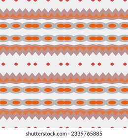 Geometric ornament in ethnic style.Seamless pattern with abstract  shapes.Repeat design for fashion, textile design,  on wall paper, wrapping paper, fabrics and home decor.
