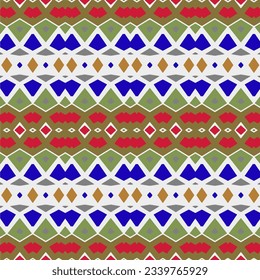 Geometrisches Ornament im ethnischen Stil.Nahtloses Muster mit abstrakten Formen.Wiederholtes Design für Mode, Textildesign, auf Tapete, Wickelpapier, Stoffe und Wohnungsdekor.