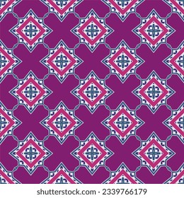Geometric ornament in ethnic style.Seamless pattern with abstract  shapes.Repeat design for fashion, textile design,  on wall paper, wrapping paper, fabrics and home decor.