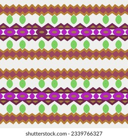 Geometric ornament in ethnic style.Seamless pattern with abstract  shapes.Repeat design for fashion, textile design,  on wall paper, wrapping paper, fabrics and home decor.