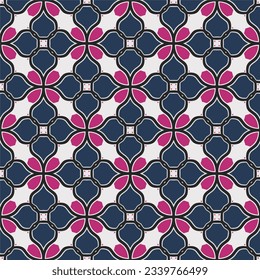 Geometric ornament in ethnic style.Seamless pattern with abstract  shapes.Repeat design for fashion, textile design,  on wall paper, wrapping paper, fabrics and home decor.