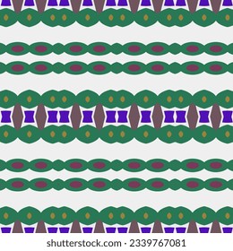 Geometric ornament in ethnic style.Seamless pattern with abstract  shapes.Repeat design for fashion, textile design,  on wall paper, wrapping paper, fabrics and home decor.