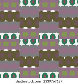 Geometric ornament in ethnic style.Seamless pattern with abstract  shapes, repeat tiles.Repeat design for fashion, textile design,  on wall paper, wrapping paper, fabrics and home decor.