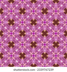 Geometric ornament in ethnic style.Seamless pattern with abstract  shapes.Repeat design for fashion, textile design,  on wall paper, wrapping paper, fabrics and home decor.