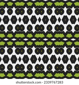 Geometric ornament in ethnic style.Seamless pattern with abstract  shapes.Repeat design for fashion, textile design,  on wall paper, wrapping paper, fabrics and home decor.