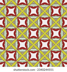 Ornamento geométrico de estilo étnico.Patrón sin foco con formas abstractas.Diseño repetido para moda, diseño textil, papel de pared, papel envolvente, tejidos y decoración doméstica.
