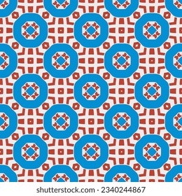 Geometric ornament in ethnic style.Seamless pattern with abstract  shapes.Repeat design for fashion, textile design,  on wall paper, wrapping paper, fabrics and home decor.