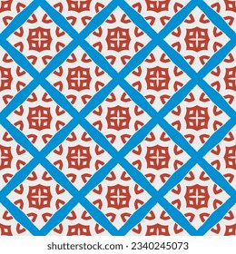Geometric ornament in ethnic style.Seamless pattern with abstract  shapes.Repeat design for fashion, textile design,  on wall paper, wrapping paper, fabrics and home decor.