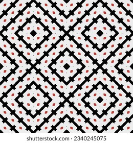 Ornamento geométrico de estilo étnico.Patrón sin foco con formas abstractas.Diseño repetido para moda, diseño textil, papel de pared, papel envolvente, tejidos y decoración doméstica.