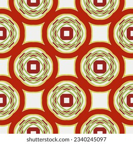 Geometrisches Ornament im ethnischen Stil.Nahtloses Muster mit abstrakten Formen.Wiederholtes Design für Mode, Textildesign, auf Tapete, Wickelpapier, Stoffe und Wohnungsdekor.