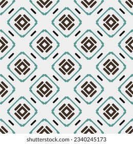 Geometric ornament in ethnic style.Seamless pattern with abstract  shapes.Repeat design for fashion, textile design,  on wall paper, wrapping paper, fabrics and home decor.