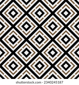 Ornamento geométrico de estilo étnico.Patrón sin foco con formas abstractas.Diseño repetido para moda, diseño textil, papel de pared, papel envolvente, tejidos y decoración doméstica.
