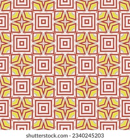 Geometric ornament in ethnic style.Seamless pattern with abstract  shapes.Repeat design for fashion, textile design,  on wall paper, wrapping paper, fabrics and home decor.