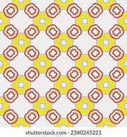 Geometric ornament in ethnic style.Seamless pattern with abstract  shapes.Repeat design for fashion, textile design,  on wall paper, wrapping paper, fabrics and home decor.