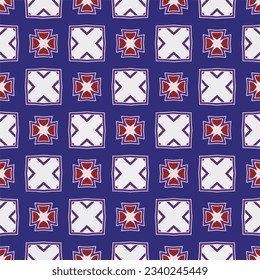 Geometric ornament in ethnic style.Seamless pattern with abstract  shapes.Repeat design for fashion, textile design,  on wall paper, wrapping paper, fabrics and home decor.