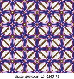 Ornamento geométrico de estilo étnico.Patrón sin foco con formas abstractas.Diseño repetido para moda, diseño textil, papel de pared, papel envolvente, tejidos y decoración doméstica.