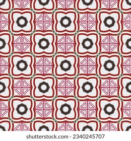Geometric ornament in ethnic style.Seamless pattern with abstract  shapes.Repeat design for fashion, textile design,  on wall paper, wrapping paper, fabrics and home decor.