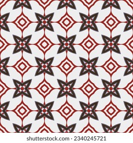 Ornamento geométrico de estilo étnico.Patrón sin foco con formas abstractas.Diseño repetido para moda, diseño textil, papel de pared, papel envolvente, tejidos y decoración doméstica.
