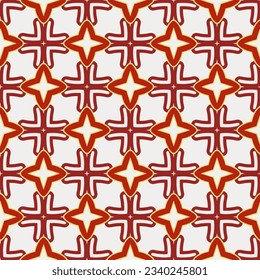 Geometric ornament in ethnic style.Seamless pattern with abstract  shapes.Repeat design for fashion, textile design,  on wall paper, wrapping paper, fabrics and home decor.