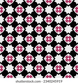 Geometric ornament in ethnic style.Seamless pattern with abstract  shapes.Repeat design for fashion, textile design,  on wall paper, wrapping paper, fabrics and home decor.
