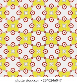 Geometric ornament in ethnic style.Seamless pattern with abstract  shapes.Repeat design for fashion, textile design,  on wall paper, wrapping paper, fabrics and home decor.