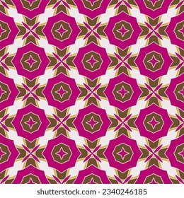 Geometric ornament in ethnic style.Seamless pattern with abstract  shapes.Repeat design for fashion, textile design,  on wall paper, wrapping paper, fabrics and home decor.