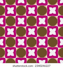 Geometric ornament in ethnic style.Seamless pattern with abstract  shapes.Repeat design for fashion, textile design,  on wall paper, wrapping paper, fabrics and home decor.