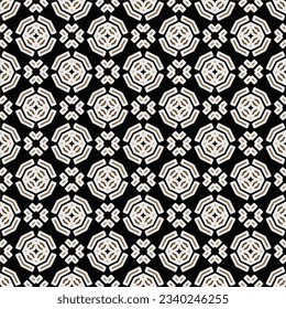 Ornamento geométrico de estilo étnico.Patrón sin foco con formas abstractas.Diseño repetido para moda, diseño textil, papel de pared, papel envolvente, tejidos y decoración doméstica.