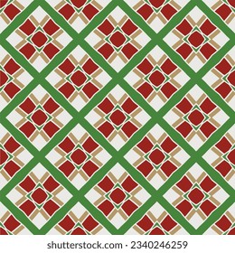 Geometric ornament in ethnic style.Seamless pattern with abstract  shapes.Repeat design for fashion, textile design,  on wall paper, wrapping paper, fabrics and home decor.