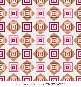Ornamento geométrico de estilo étnico.Patrón sin foco con formas abstractas.Diseño repetido para moda, diseño textil, papel de pared, papel envolvente, tejidos y decoración doméstica.