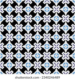 Ornamento geométrico de estilo étnico.Patrón sin foco con formas abstractas.Diseño repetido para moda, diseño textil, papel de pared, papel envolvente, tejidos y decoración doméstica.