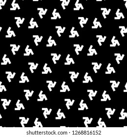 Geometric ornament. Figures backdrop. Geometrical wallpaper. Ethnic motif. Digital paper, textile print, web design, abstract background. Seamless pattern. Vector