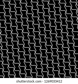 Geometric ornament. Figures wallpaper. Blocks background. Polygons backdrop. Linear motif. Digital paper, textile print, web designing, abstract. Seamless surface pattern design. Vector artwork