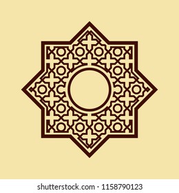 Geometric Ornament islamic. Morocco pattern vector illustration 