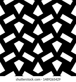 Geometric ornament. Kites, rectangles wallpaper.Polygons backdrop. Quadrangles background. Mosaic motif. Digital paper, textile print, web designing, abstract. Seamless surface pattern design.