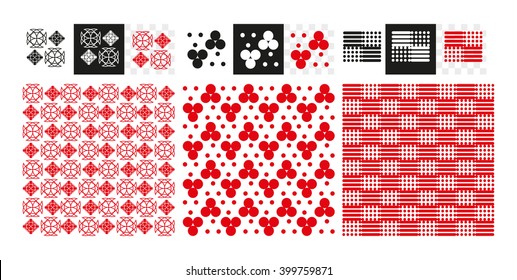 Geometric ornament. Modern texture. 