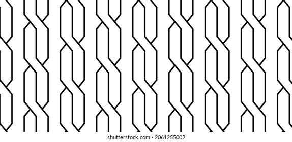 ornamento geométrico en vector de prima monocolor