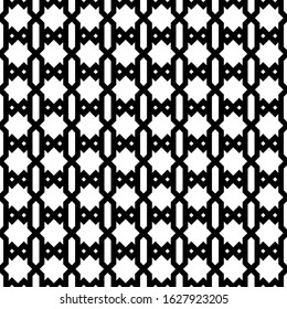 Geometric ornament. Mosaic motif. Pickets, diamonds, figures wallpaper. Digital paper, textile print, web designing, abstract background. Quadrangles, hexagons, polygons backdrop.Seamless vector .
