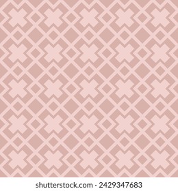 Adorno geométrico en tonos nude Vector