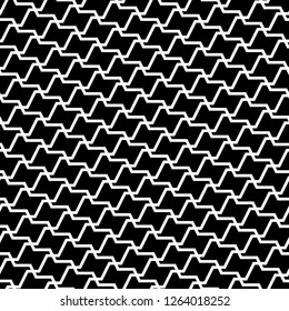 Geometric ornament. Polygons backdrop. Figures wallpaper. Blocks background. Linear motif. Digital paper, textile print, web designing, abstract. Seamless surface pattern design. Vector artwork