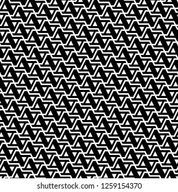 Geometric ornament. Polygons, triangles backdrop. Figures wallpaper. Simple shapes background. Geometric motif. Digital paper, textile print, web design, abstract. Seamless pattern. Vector artwork